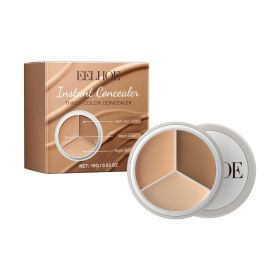 EELHOE Concealer Covers Facial Imperfections Such As Tear Troughs, Dark Circles, And Blemishes To Create A Clear And Natural Makeup Look. (Option: 2pcs)